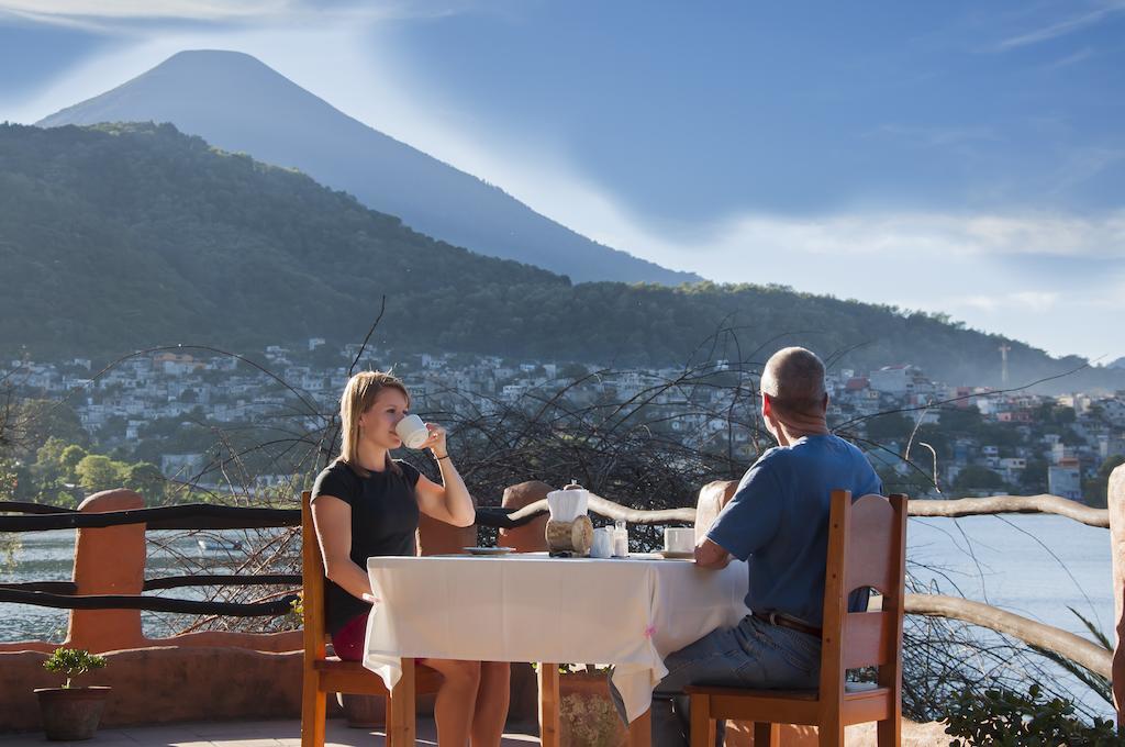 Hotel Y Restaurante Bambu Santiago Atitlán Esterno foto