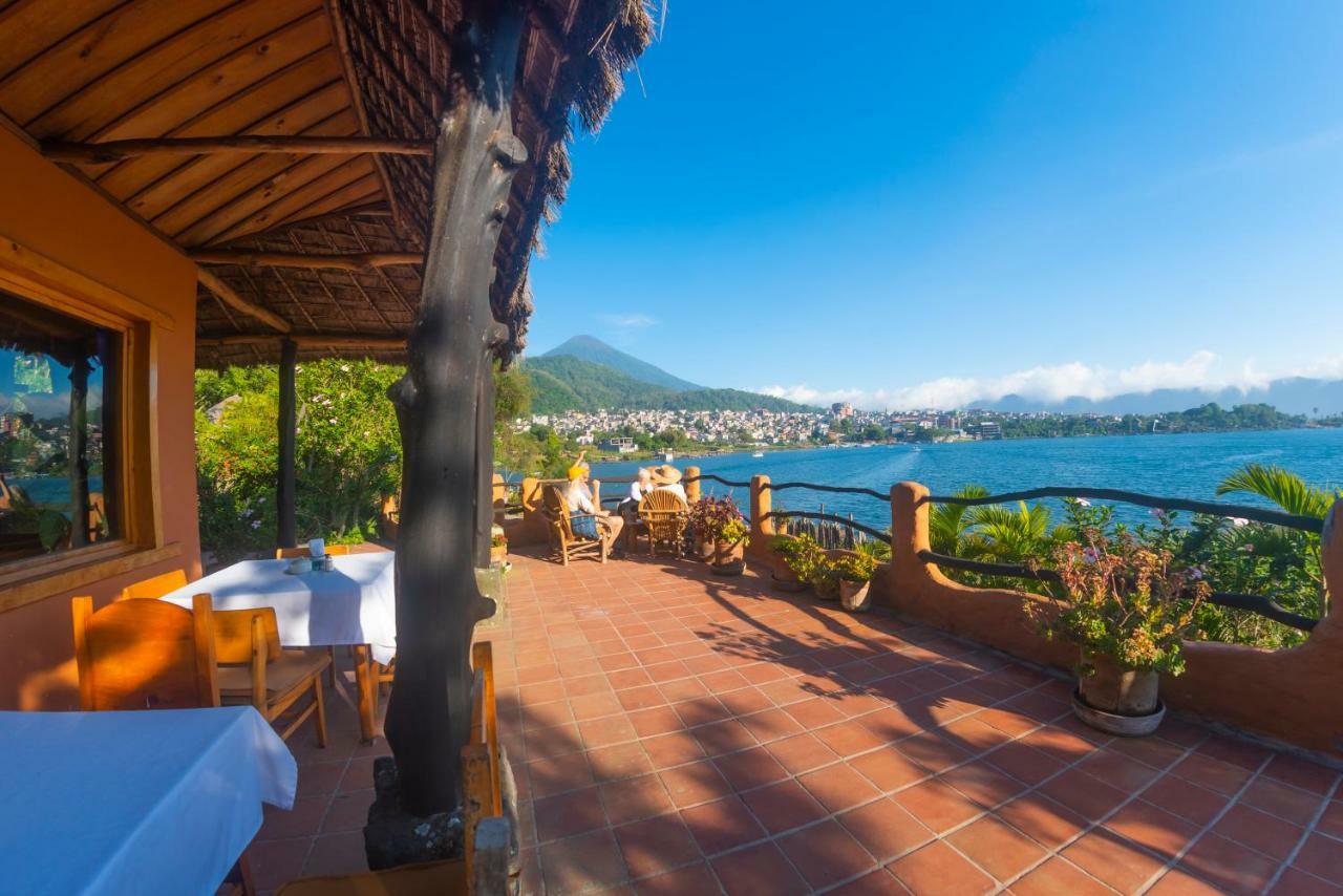 Hotel Y Restaurante Bambu Santiago Atitlán Esterno foto